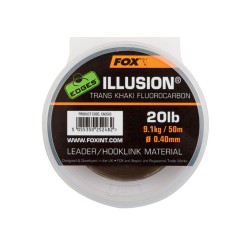 Fox Edges Trans Khaki Illusion Fluorocarbon Leader - All Sizes
