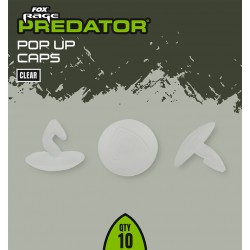 Fox Rage Predator Clear Pop-Up Caps