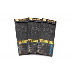 Guru Ready Tied 4" SMWG Bayonet Hooks To Nylon