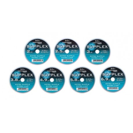 Drennan Supplex Monofilament Hooklength - 50m Spools