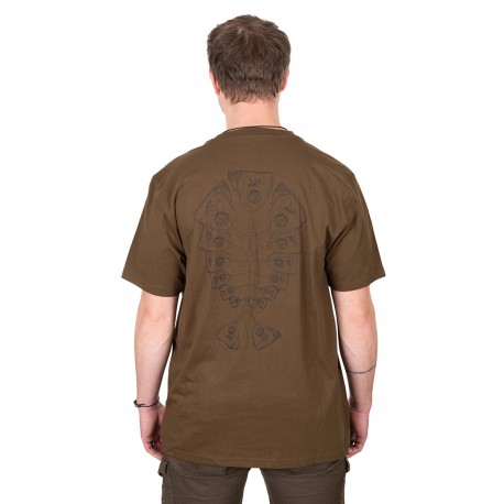 Fox Khaki & Black "Indicator" T-Shirt