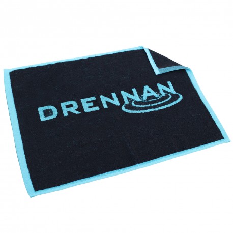 Drennan Black & Aqua Hand Towel