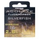 Drennan Acolyte Hooks to Fluorocarbon - Barbless Silverfish