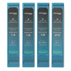 Drennan 6" Plate System Hooklinks - Barbless Silverfish Pellet