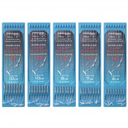 Drennan 4" Plate System Hooklinks - Barbless Carp Method Pushstops