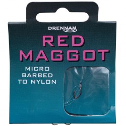 Drennan Hooks to Nylon - Micro Barbed Red Maggot