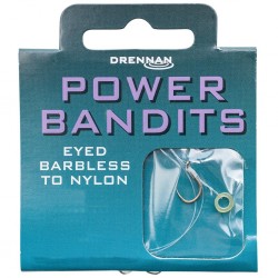 Drennan Hooks to Nylon - Barbless Power Bandits