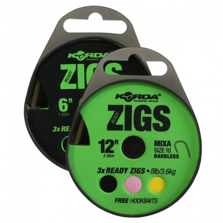 Korda Ready Tied Zig Rigs