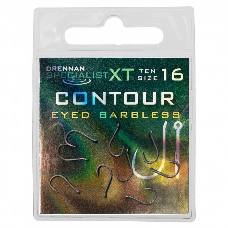 Drennan Specialist XT Eyed Hooks - Barbless Contour