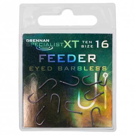 Drennan Specialist XT Eyed Hooks - Barbless Feeder