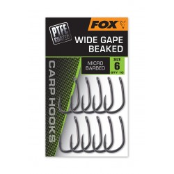 Fox Wide Gape Beaked PTFE Coated "Carp Hooks"