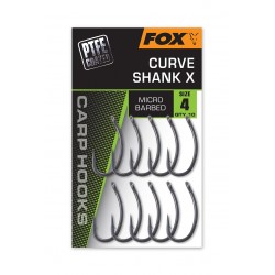 Fox Curve Shank X PTFE Coated "Carp Hooks"