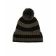 Korda Dark Olive & Black "Nanny Pat" Bobble Hat