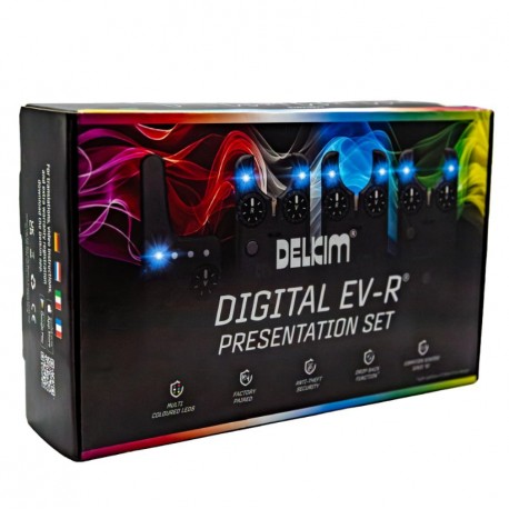 Delkim EV-R Bite Alarms - 3 Rod Presentation Set