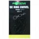 Korda Size 11 Quick Change Flexi Ring Swivels - ROUND