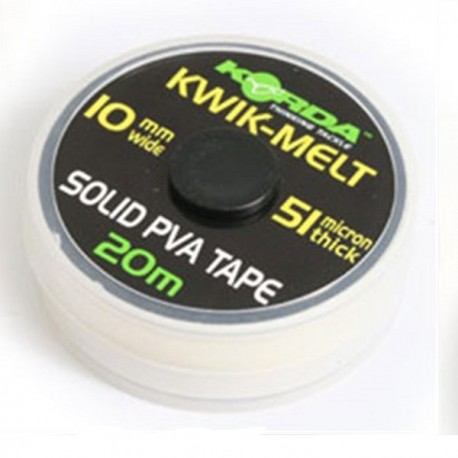 Korda Kwik Melt Solid 10mm PVA Tape Korda Kwik Melt Solid 10mm PVA Tape