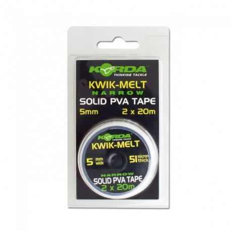 Korda Kwik Melt Solid Double 5mm PVA Tape Korda Kwik Melt Solid Double 5mm PVA Tape