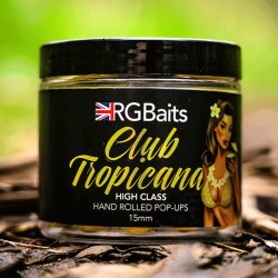 RG Baits Club Tropicana Range - 15mm "High Class" Yellow Pop-Ups