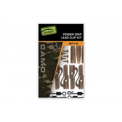 Fox "The Edges Camo" Range - Power Grip Lead Clip Kit