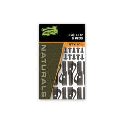 Fox "The Edges Naturals" Range - Standard Lead Clips & Pegs
