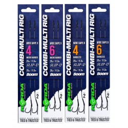 Korda Ready Tied Combi Multi Rigs - Twin Pack