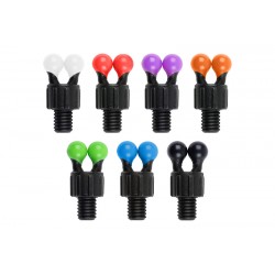 Fox Black Label Coloured Bobbin Ball Clips