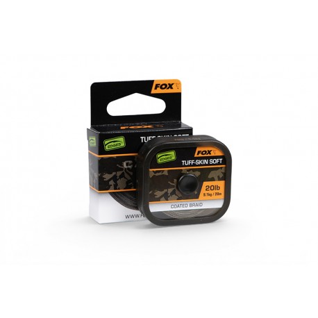 Fox "The Edges Camo" Range - Tuff Skin Soft Coated Braid Hooklink