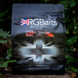 RG Baits Hot Shrimp + Liver Range - 5kg Maxi Pellets