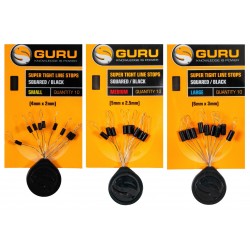 Guru Super Tight Line Stops - Squared Black