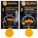 Guru Super Tight Line Stops - Squared Orange