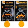 Guru Super Tight Line Stops - Squared Orange