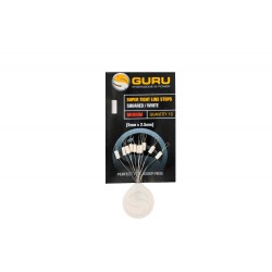 Guru Super Tight Line Stops - Squared White