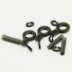 Holy Mackerel Predator "Elements" Range - Weedy Green Ceramic Run Rings