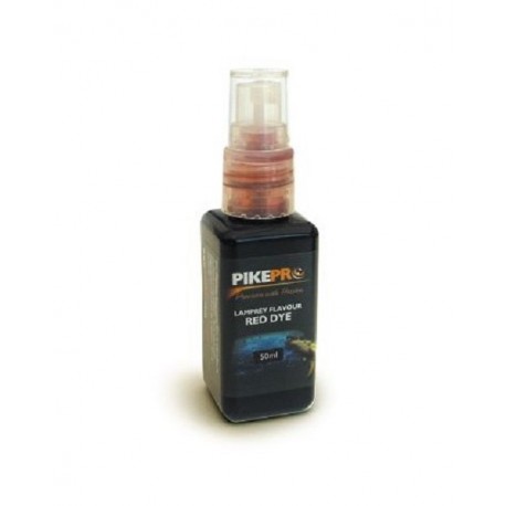 PikePro Red Lamprey Flavoured Liquid Bait Dye - 50ml Spray Bottle