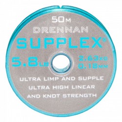 Drennan Supplex Monofilament Hooklength - 50m Spools - All Sizes