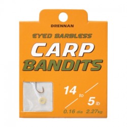 Drennan Carp Bandits Hooks To Nylon - All Sizes