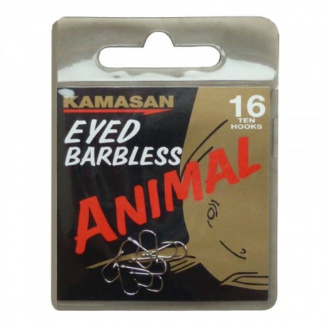 Kamasan Animal Eyed Barbless Hooks - All Sizes Kamasan Animal Eyed Barbless Hooks - All Sizes