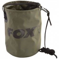 Fox Collapsible Water Bucket inc. Rope & Clip