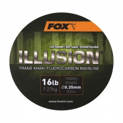 Fox Illusion Trans Khaki 200m Fluorocarbon Line - All Sizes