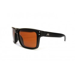 Fortis "Bays" Polarised Sunglasses - Matte Black Frame / Brown Lens