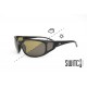 Fortis "Wraps" Polarised Sunglasses - Matte Black Frame / Switch Lens