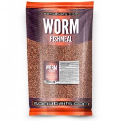 Sonubaits Worm Fishmeal Groundbait - 2Kg Bag