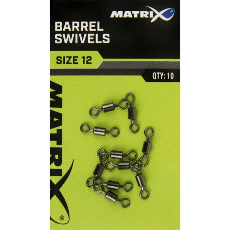 Matrix Barrel Swivels - All Sizes - Mill View Fishing Tackle