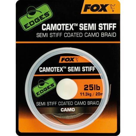Fox CamoTex Semi Stiff Camo Coated Braid