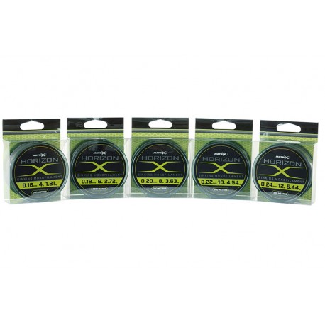 Matrix Horizon X Sinking Monofilament Mainline - All Sizes Matrix Horizon X Sinking Monofilament Mainline - All Sizes