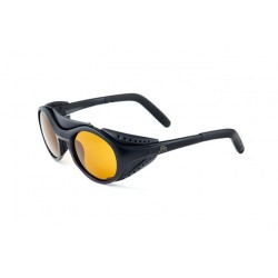 Fortis "Isolators" Polarised Sunglasses - Matte Black Frame / AMPM Amber Lens