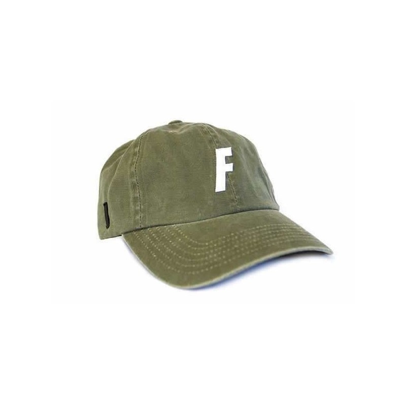 6 Panel Olive Green "F Logo" Cap FORTIS Fortis Carp Fishing Headwear Range 