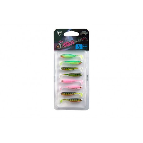 Fox Rage 5cm UV Micro Tiddler Fast Lures - Mixed Packs