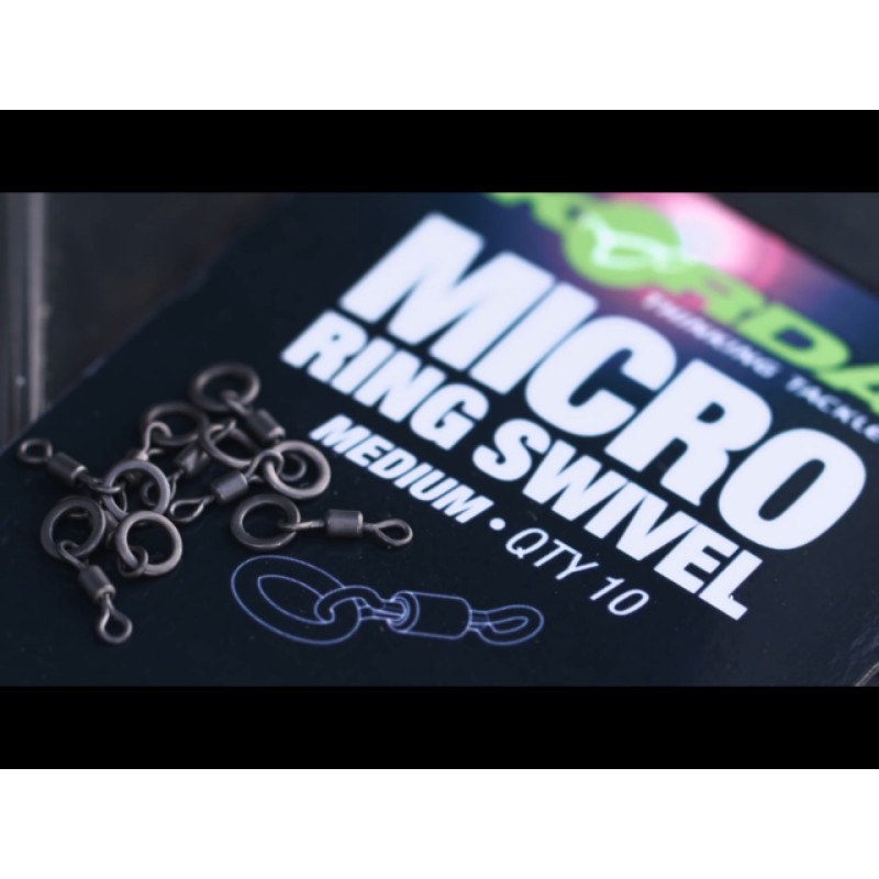 Korda Micro Hook Rig Ring Swivels All Sizes Mill View Fishing Tackle