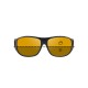 Fortis "Overwraps" Polarised Sunglasses - Matte Black Frame / Switch Lens